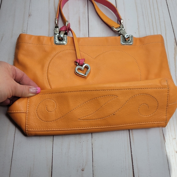 Brighton Orange Heart Handbag - Picture 2 of 9